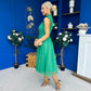 Sharon Lace & Tulle Occasion Dress Emerald