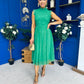 Sharon Lace & Tulle Occasion Dress Emerald