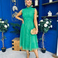 Sharon Lace & Tulle Occasion Dress Emerald