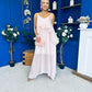 Frida Drape Detail Occasion Dress Pink
