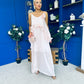 Frida Drape Detail Occasion Dress Pink