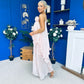 Frida Drape Detail Occasion Dress Pink