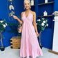 Felicity Halterneck Midi Dress Pink