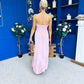 Felicity Halterneck Midi Dress Pink