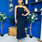 Katia Detailed Top & Skirt Set Black