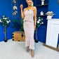 Katia Detailed Top & Skirt Set Pink