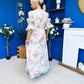 Holly 3D Floral Detailed Occasion Dress Floral Butter Cream