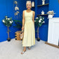 Dorris Detailed Midi Dress Yellow