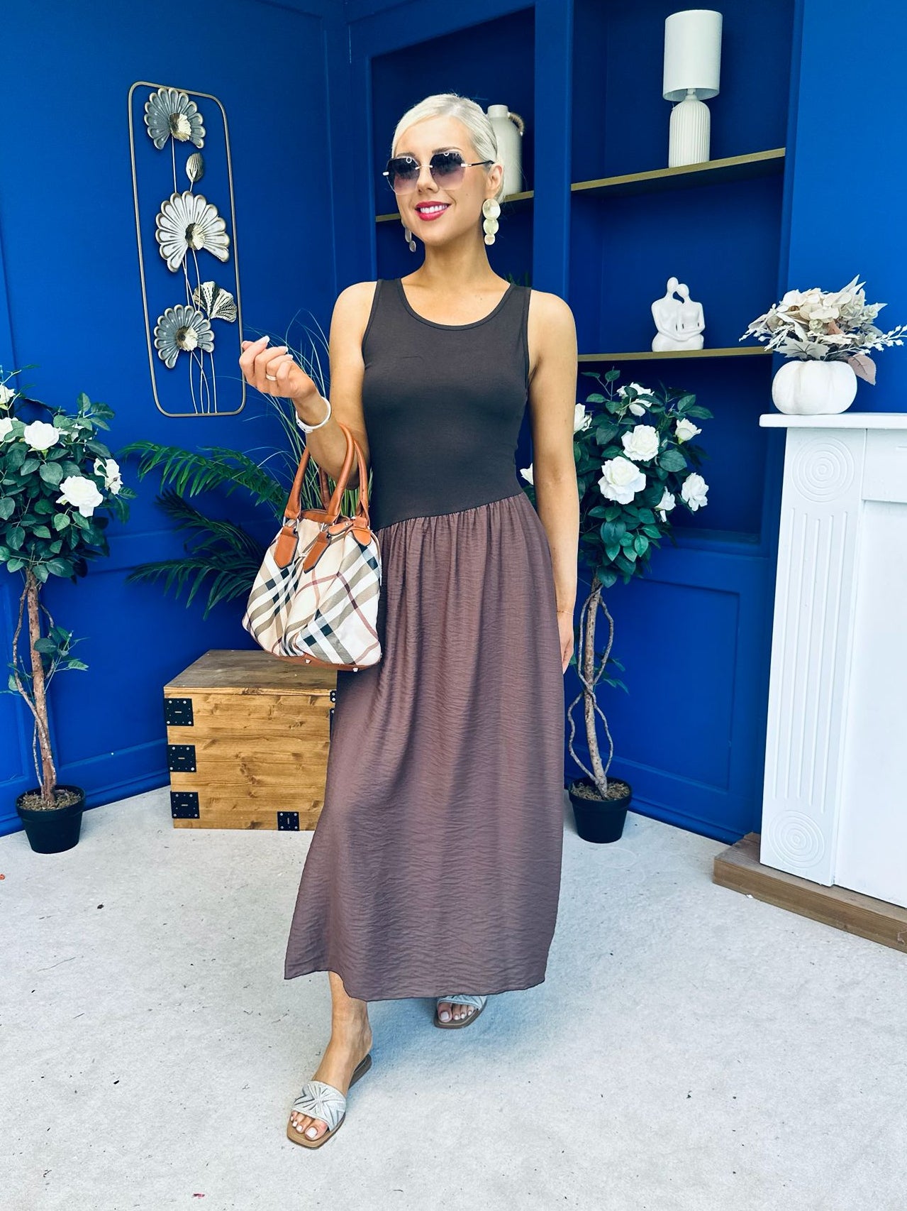 Dorris Detailed Midi Dress Coco