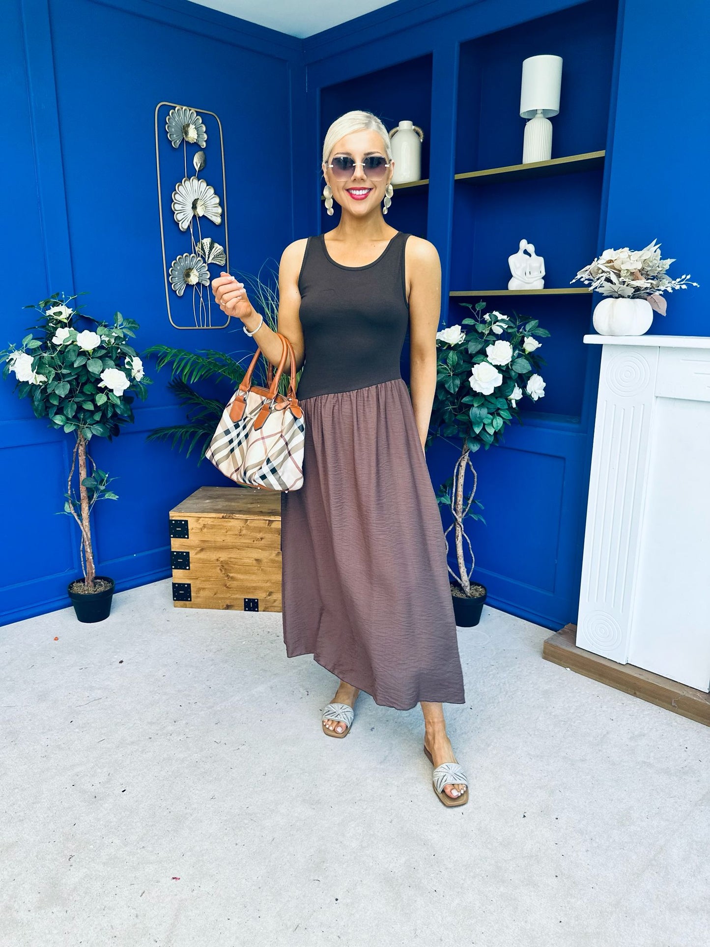 Dorris Detailed Midi Dress Coco