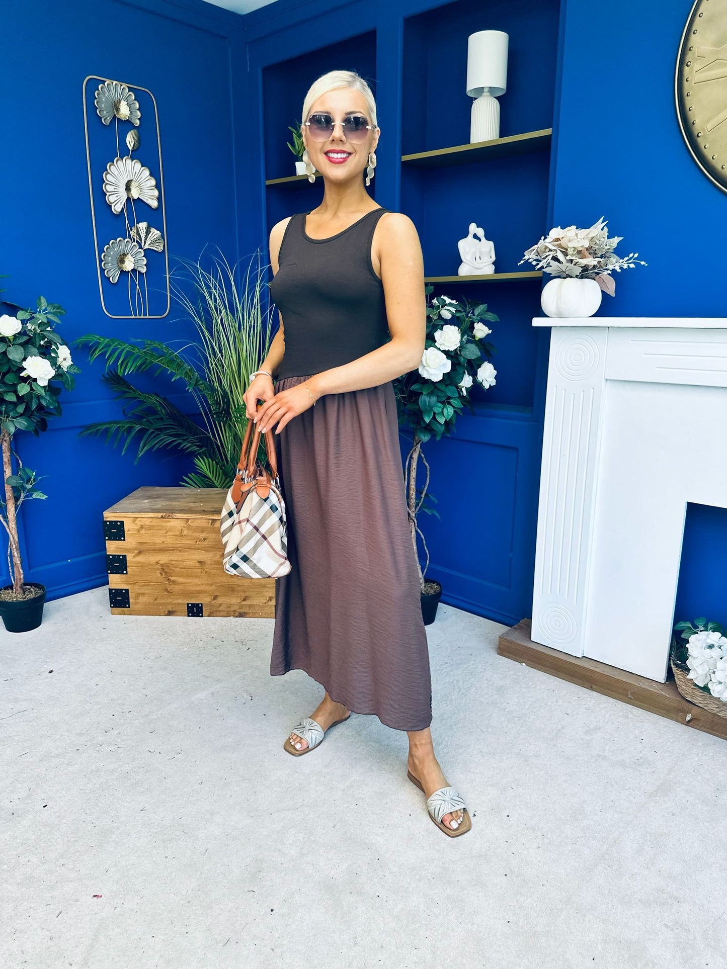 Dorris Detailed Midi Dress Coco