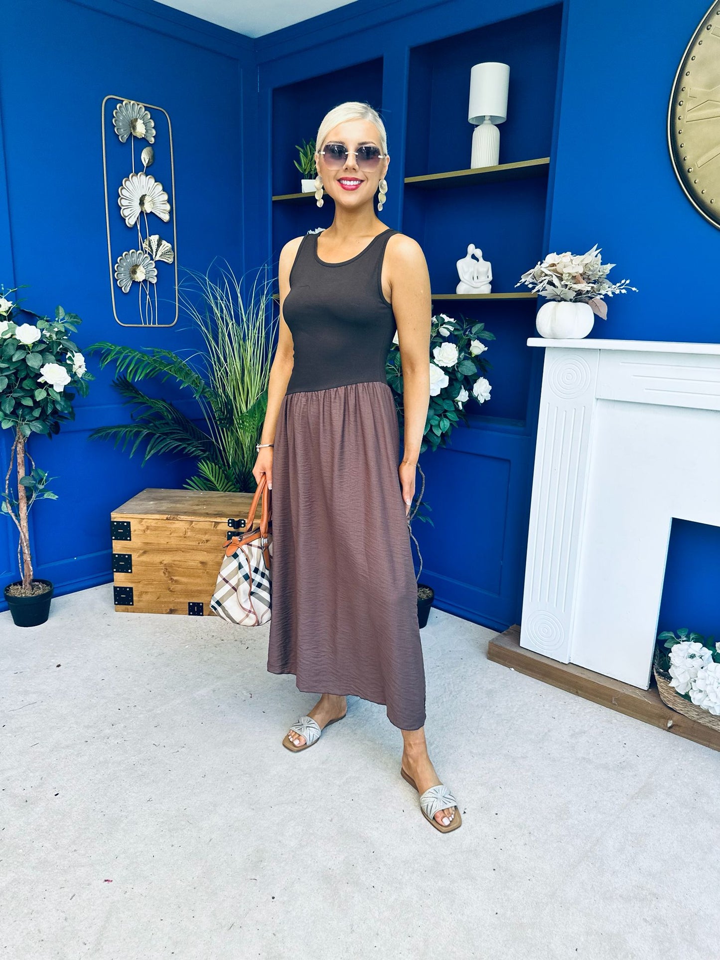 Dorris Detailed Midi Dress Coco