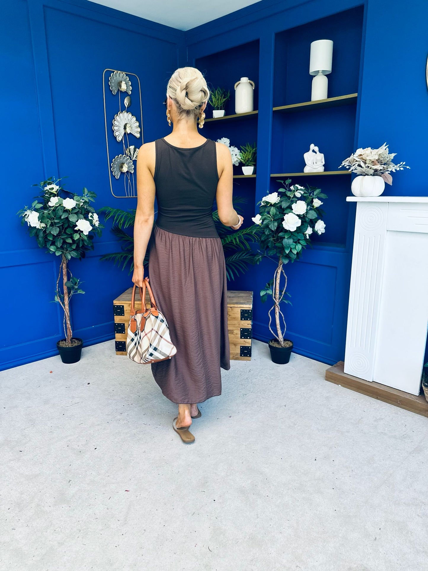 Dorris Detailed Midi Dress Coco