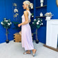 Dorris Detailed Midi Dress Pink