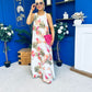 Lois Mazi Shift Dress Floral Cream