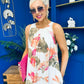 Lois Mazi Shift Dress Floral Cream