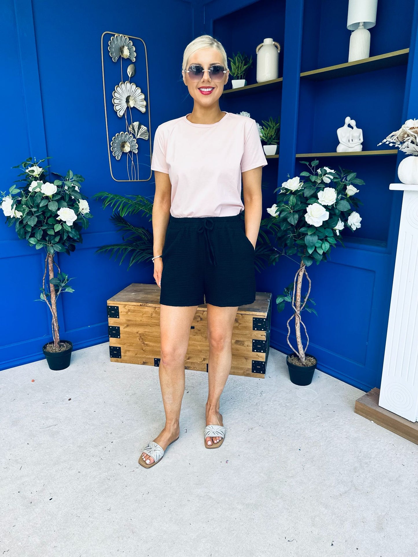 Calandra Casual Top Blush