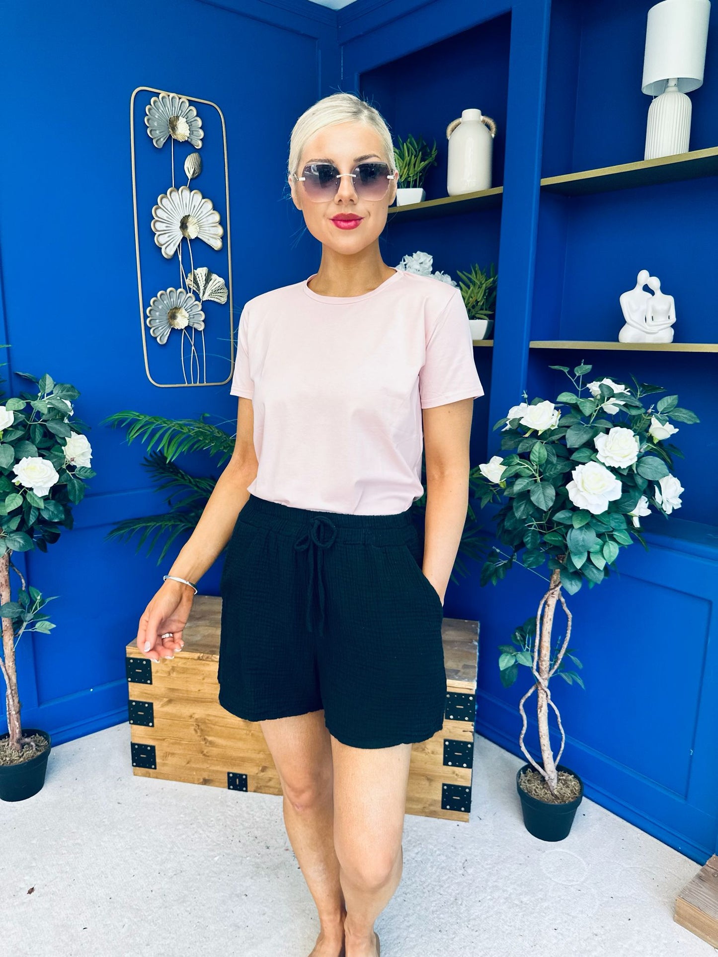 Calandra Casual Top Blush