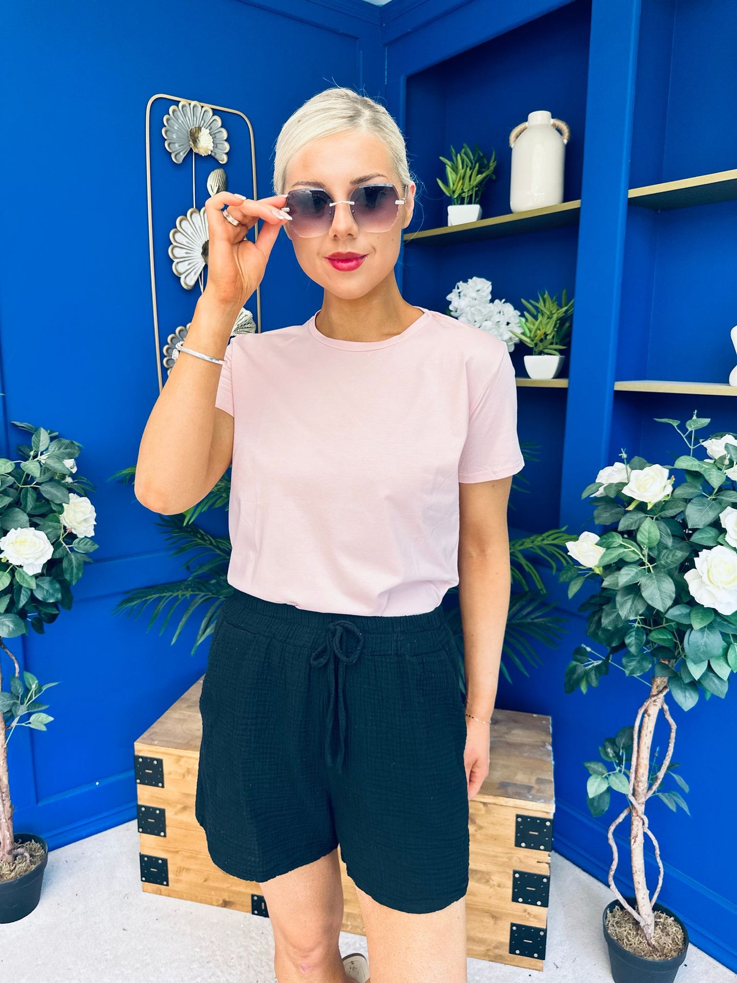 Calandra Casual Top Blush
