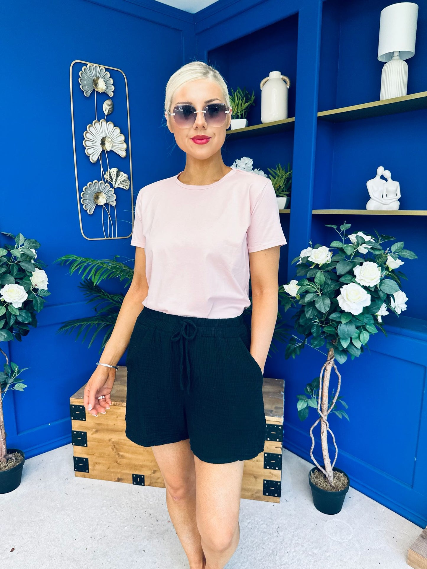 Calandra Casual Top Blush