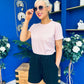 Calandra Casual Top Blush