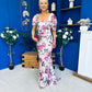 Melanie Detailed Occasion Dress Floral