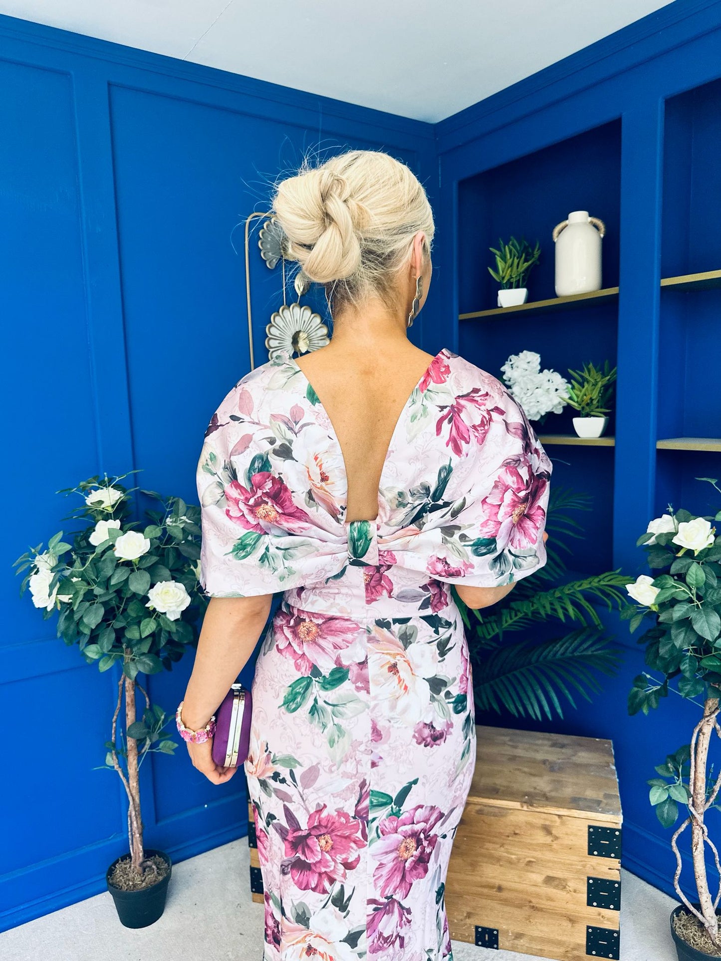 Melanie Detailed Occasion Dress Floral