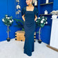 Meadow Detailed Occasion Dress Navy