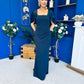 Meadow Detailed Occasion Dress Navy