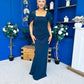 Meadow Detailed Occasion Dress Navy
