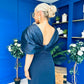 Meadow Detailed Occasion Dress Navy