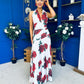 Silvia Halterneck Occasion Dress Rose