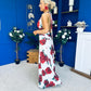 Silvia Halterneck Occasion Dress Rose