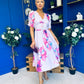 Dearbhla Banded Midi Dress Floral Lavender