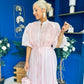 Nessa Frill Detail Occasion Dress Baby Pink