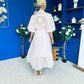 Nessa Frill Detail Occasion Dress Baby Pink