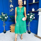 Kim Lace & Tulle Occasion Dress Emerald