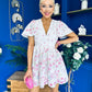 Alish Embroidered Mini Dress Floral White