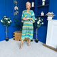 Hende Midi Dress Aztec Green