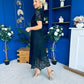 Allie Lace Detail Occasion Dress Black