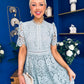 Kimmy Crochet Occasion Midi Dress Sage