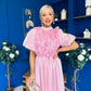 Jasmin Frill Detail Occasion Dress Pink