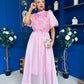Jasmin Frill Detail Occasion Dress Pink