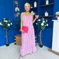Fleur Striped Para Maxi Dress Dress Lilac