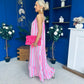Fleur Striped Para Maxi Dress Dress Lilac