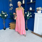 Fleur Striped Para Maxi Dress Dress Orange