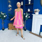 Athena Para Midi Dress Dress Aztec Cerise