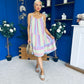Athena Para Midi Dress Dress Aztec Blue