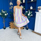Athena Para Midi Dress Dress Aztec Blue