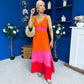 Ellen Block Colour Maxi Dress Amber